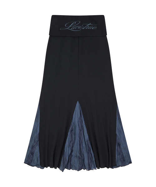 LUVISTRUE(ラヴイズトゥルー)の「RL FOLDING LONG SKIRT(BLACK)(スカート・レディース・その他・FREE)」の3枚目の写真