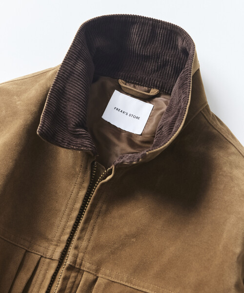 FREAK'S STORE(フリークスストア)の「LEATHERETTE TRACKER JACKET/レザレット トラッカージャケット(ブルゾン・メンズ・ブラック/ダークブラウン/ベージュ/ブラウン・LARGE/MEDIUM)」の11枚目の写真