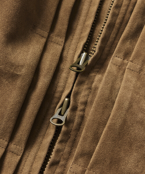 FREAK'S STORE(フリークスストア)の「LEATHERETTE TRACKER JACKET/レザレット トラッカージャケット(ブルゾン・メンズ・ブラック/ダークブラウン/ベージュ/ブラウン・LARGE/MEDIUM)」の16枚目の写真