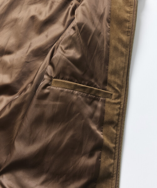 FREAK'S STORE(フリークスストア)の「LEATHERETTE TRACKER JACKET/レザレット トラッカージャケット(ブルゾン・メンズ・ブラック/ダークブラウン/ベージュ/ブラウン・LARGE/MEDIUM)」の18枚目の写真