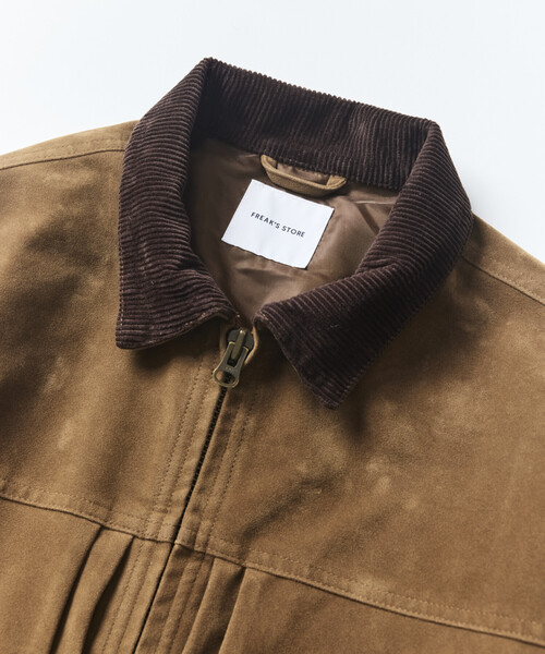 FREAK'S STORE(フリークスストア)の「LEATHERETTE TRACKER JACKET/レザレット トラッカージャケット(ブルゾン・メンズ・ブラック/ダークブラウン/ベージュ/ブラウン・LARGE/MEDIUM)」の19枚目の写真