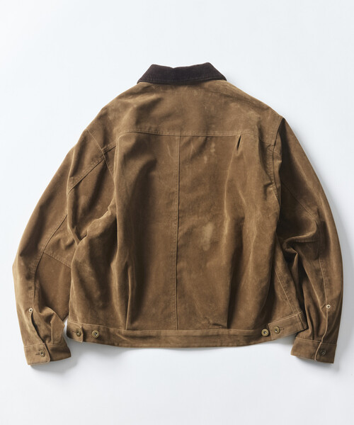 FREAK'S STORE(フリークスストア)の「LEATHERETTE TRACKER JACKET/レザレット トラッカージャケット(ブルゾン・メンズ・ブラック/ダークブラウン/ベージュ/ブラウン・LARGE/MEDIUM)」の20枚目の写真