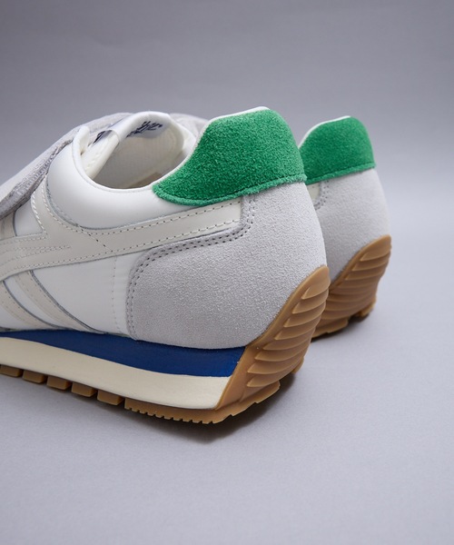 PANTHER(パンサー)の「OKMT : PANTHER JOGGING MAGIC パンサー ジョギングマジック MADE IN JAPAN ベルトクロスニーカー(スニーカー・レディース・ブラック/ホワイト×グリーン・24.5/23/25)」の8枚目の写真