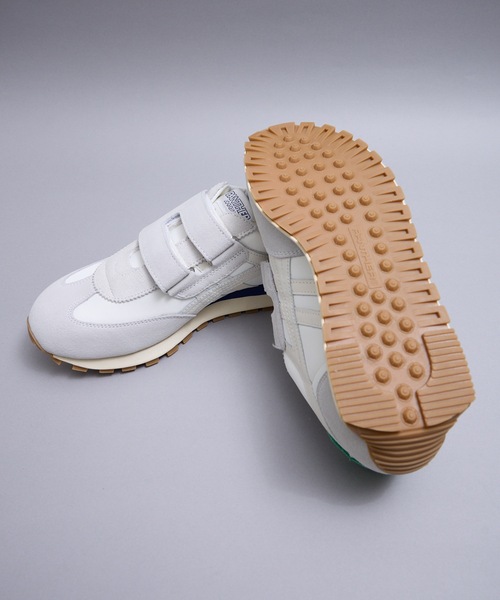 PANTHER(パンサー)の「OKMT : PANTHER JOGGING MAGIC パンサー ジョギングマジック MADE IN JAPAN ベルトクロスニーカー(スニーカー・レディース・ブラック/ホワイト×グリーン・24.5/23/25)」の11枚目の写真