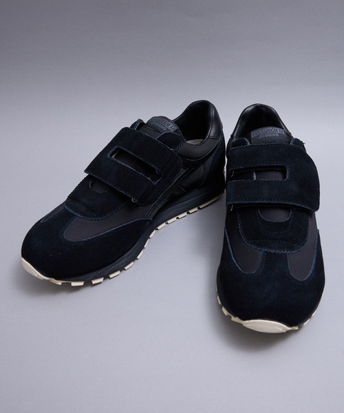 PANTHER(パンサー)の「OKMT : PANTHER JOGGING MAGIC パンサー ジョギングマジック MADE IN JAPAN ベルトクロスニーカー(スニーカー・レディース・ブラック/ホワイト×グリーン・24.5/23/25)」の18枚目の写真