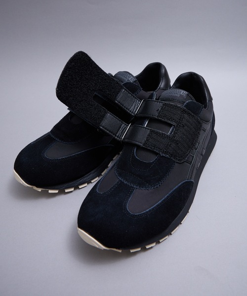PANTHER(パンサー)の「OKMT : PANTHER JOGGING MAGIC パンサー ジョギングマジック MADE IN JAPAN ベルトクロスニーカー(スニーカー・レディース・ブラック/ホワイト×グリーン・24.5/23/25)」の20枚目の写真