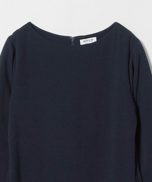 MARW UNITED ARROWS(マルゥ ユナイテッドアローズ)の「<MARW UNITED ARROWS>ジョーゼット ロング ワンピース(ワンピース・レディース・ブラック/ネイビー・38/36)」の12枚目の写真