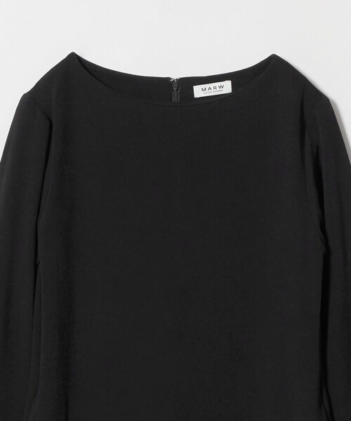 MARW UNITED ARROWS(マルゥ ユナイテッドアローズ)の「<MARW UNITED ARROWS>ジョーゼット ロング ワンピース(ワンピース・レディース・ブラック/ネイビー・38/36)」の21枚目の写真