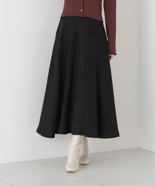 PROPORTION BODY DRESSING(プロポーションボディドレッシング)の「ツイードフレアスカート / 1216220002(スカート・レディース・ブラック/ブラック系その他・MEDIUM/P/S/SMALL)」の7枚目の写真