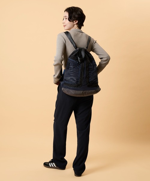 CONTROL FREAK / CTFK(コントロールフリーク)の「CONTROL FREAK / CTFK(コントロールフリーク/シーティーエフケー)キルトナップサック(バックパック/リュック・レディース・ブラック/カーキ・FREE)」の18枚目の写真