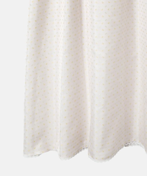 LE CIEL BLEU(ルシェルブルー)の「フローラルジャカードフレアドレス / Floral Jacquard Flare Dress(ワンピース・レディース・チャコールグレー/ホワイト・38/36)」の9枚目の写真