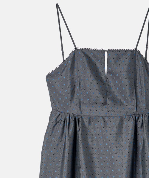 LE CIEL BLEU(ルシェルブルー)の「フローラルジャカードフレアドレス / Floral Jacquard Flare Dress(ワンピース・レディース・チャコールグレー/ホワイト・38/36)」の14枚目の写真