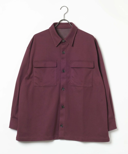 GEORGE'S(ジョージズ)の「CPOシャツジャケット(ミリタリージャケット・レディース・グレー/チャコールグレー/ボルドー・FREE)」の17枚目の写真