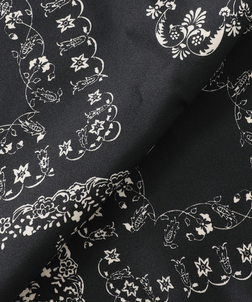 journal standard L'essage(ジャーナルスタンダードレサージュ)の「AENEIS/エネス Vintage Lace silk scarf 70 スカーフ(バンダナ/スカーフ・レディース・ブラック・FREE)」の6枚目の写真