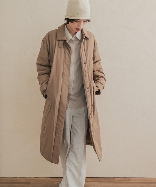 URBAN RESEARCH DOORS(アーバンリサーチドアーズ)の「ステッチレスライトダウンロングコート(その他アウター・レディース・ブラック/ベージュ系その他・FREE)」の11枚目の写真