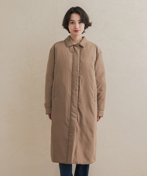 URBAN RESEARCH DOORS(アーバンリサーチドアーズ)の「ステッチレスライトダウンロングコート(その他アウター・レディース・ブラック/ベージュ系その他・FREE)」の18枚目の写真