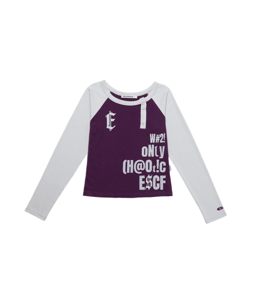 ESCAPEFROM(エスケープフロム)の「ESCF ピクセルタイポプリントサイドスナップロングスリーブグレー(Tシャツ/カットソー・レディース・その他・MEDIUM)」の7枚目の写真
