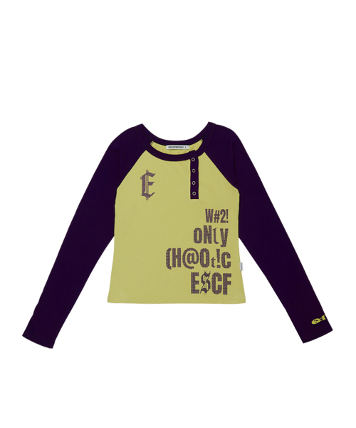 ESCAPEFROM(エスケープフロム)の「ESCF ピクセルタイポプリントサイドスナップロングスリーブグレー(Tシャツ/カットソー・レディース・その他・MEDIUM)」の9枚目の写真