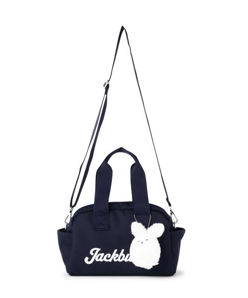 Jack Bunny!!(ジャックバニー)の「【Jack Bunny!!】うさぎチャーム付きカートバッグ (UNISEX)(ショルダーバッグ・レディース・イエロー/ホワイト/ネイビー・FREE)」の2枚目の写真