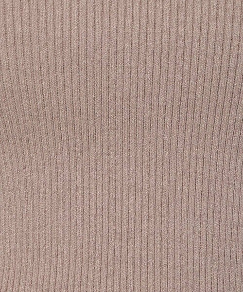 WILLSELECTION（ウィルセレクション）の「シャツドッキングリブニット（ニット/セーター・レディース・モカ/ブルー/ブラック・FREE）」の6枚目の写真