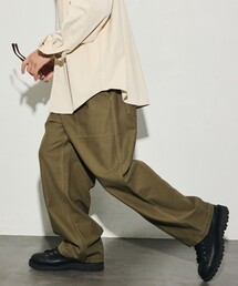 HINSON/ヒンソン 限定展開 HINSON 別注 ワイドストレートファティーグパンツ