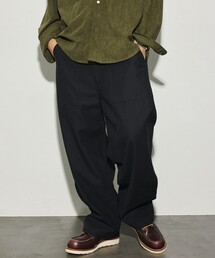 HINSON/ヒンソン 限定展開 HINSON 別注 ワイドストレートファティーグパンツ