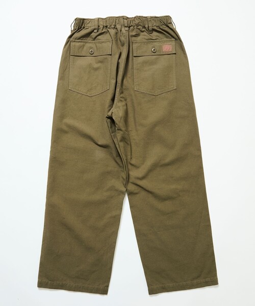 HINSON（ヒンソン）の「HINSON/ヒンソン 限定展開 HINSON 別注 ワイドストレートファティーグパンツ（その他パンツ・メンズ・ベージュ/オリーブ/ネイビー/その他1/ブラック/その他2・SMALL/MEDIUM/LARGE）」の8枚目の写真