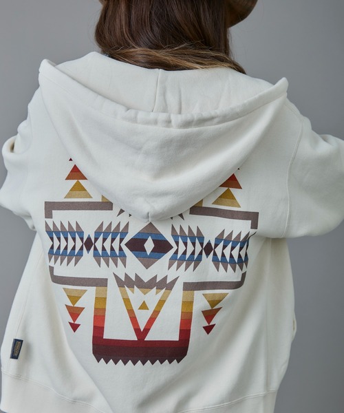 PENDLETON(ペンドルトン)の「PENDLETON/ペンドルトン フレンチ テリー バック プリント フーディ(パーカー・メンズ・ライトブルー/アイボリー/ライトグレー/ブラック・SMALL/LARGE/MEDIUM)」の20枚目の写真
