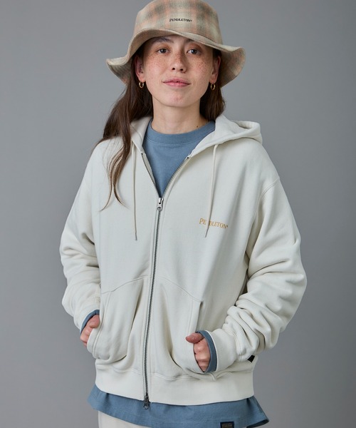 PENDLETON(ペンドルトン)の「PENDLETON/ペンドルトン フレンチ テリー バック プリント フーディ(パーカー・メンズ・ライトブルー/アイボリー/ライトグレー/ブラック・SMALL/LARGE/MEDIUM)」の21枚目の写真