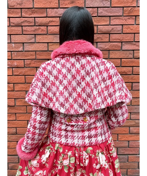 PINK HOUSE(ピンクハウス)の「ベーカーズチェックジャケット(その他アウター・レディース・ブルーグレー/キャメル/ローズ・MEDIUM/LARGE)」の8枚目の写真