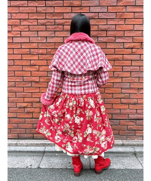 PINK HOUSE(ピンクハウス)の「ベーカーズチェックジャケット(その他アウター・レディース・ブルーグレー/キャメル/ローズ・MEDIUM/LARGE)」の9枚目の写真