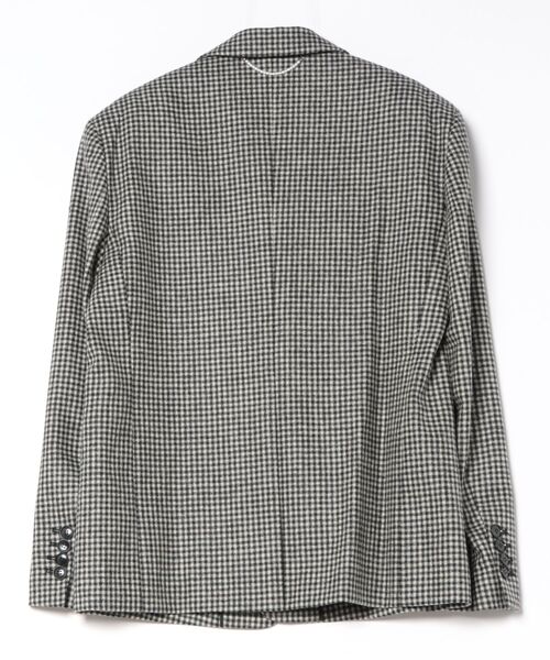 Scrap Book(スクラップブック)の「【KIMHEKIM】WOOL GINGHAM CHECKED SINGLE TAILORING JACKET(テーラードジャケット・レディース・ブラック系その他・M/S)」の3枚目の写真