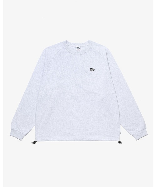 KEBOZ(ケボズ)の「EFG WAPPEN DRAWSTRING L/S TEE(Tシャツ/カットソー・メンズ・ブラック/カモフラージュ/アッシュグレー/ホワイト・M/S/XL/L)」の1枚目の写真