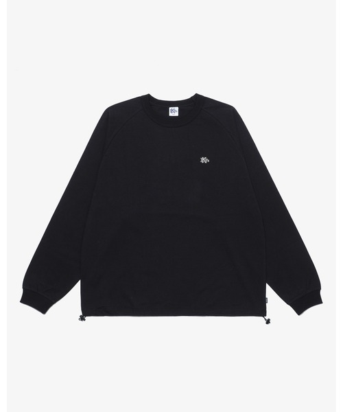 KEBOZ(ケボズ)の「EFG WAPPEN DRAWSTRING L/S TEE(Tシャツ/カットソー・メンズ・ブラック/カモフラージュ/アッシュグレー/ホワイト・M/S/XL/L)」の3枚目の写真