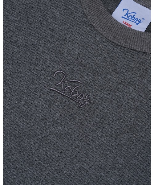 KEBOZ(ケボズ)の「EFG WAPPEN DRAWSTRING L/S TEE(Tシャツ/カットソー・メンズ・ブラック/カモフラージュ/アッシュグレー/ホワイト・M/S/XL/L)」の9枚目の写真