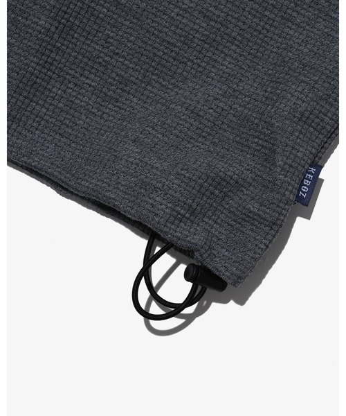 KEBOZ(ケボズ)の「EFG WAPPEN DRAWSTRING L/S TEE(Tシャツ/カットソー・メンズ・ブラック/カモフラージュ/アッシュグレー/ホワイト・M/S/XL/L)」の10枚目の写真