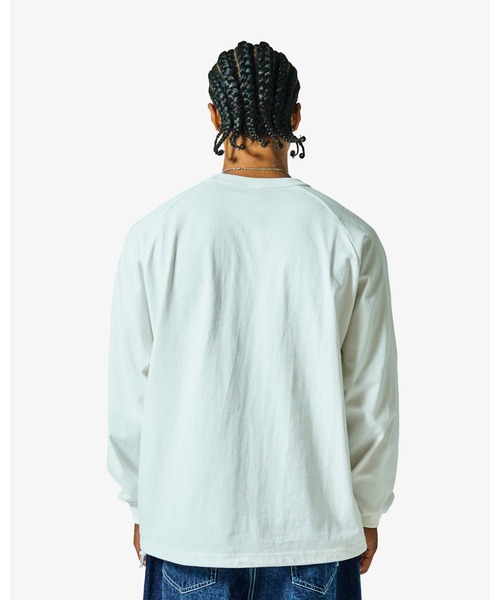KEBOZ(ケボズ)の「EFG WAPPEN DRAWSTRING L/S TEE(Tシャツ/カットソー・メンズ・ブラック/カモフラージュ/アッシュグレー/ホワイト・M/S/XL/L)」の13枚目の写真