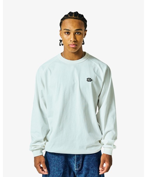 KEBOZ(ケボズ)の「EFG WAPPEN DRAWSTRING L/S TEE(Tシャツ/カットソー・メンズ・ブラック/カモフラージュ/アッシュグレー/ホワイト・M/S/XL/L)」の14枚目の写真