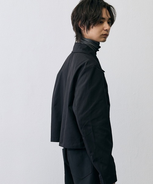 Shoowtime(ショウタイム)の「Minimal Cropped Zip Jacket / ミニマル クロップド ジップジャケット(テーラードジャケット・メンズ・ブラック・X-LARGE/LARGE/MEDIUM)」の11枚目の写真