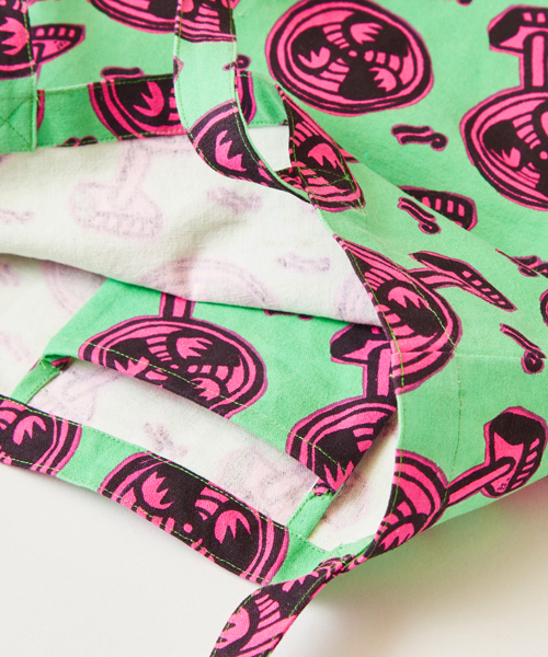 チャイハネ（チャイハネ）の「【チャイハネ】アフリカン★ズーズートートバッグ（トートバッグ・レディース・パープル/ピンク/グリーン/ブルー・FREE）」の6枚目の写真