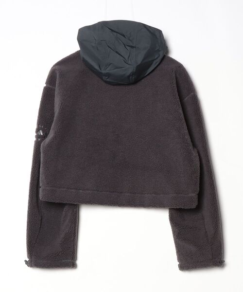 adidas by Stella McCartney(アディダスバイステラマッカートニー)の「aSMC FZ FLZ / adidas by Stella McCartney フルジップ ウィンターフリース フード付き トラックトップ / ジャージ / アディダス adidas(パーカー・レディース・グレー・SMALL/MEDIUM/LARGE/X-SMALL)」の14枚目の写真