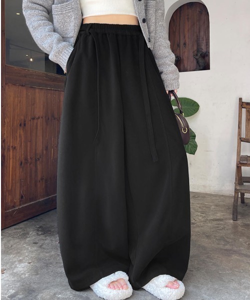 Bifrost(ビフレスト)の「ウールカシミヤ調生地ストレートパンツ(その他パンツ・レディース・グレー/ブラウン/ブラック・L/M/S)」の18枚目の写真