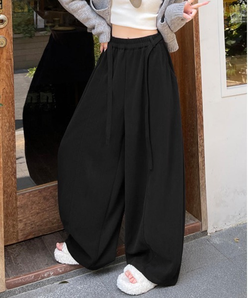 Bifrost(ビフレスト)の「ウールカシミヤ調生地ストレートパンツ(その他パンツ・レディース・グレー/ブラウン/ブラック・L/M/S)」の13枚目の写真
