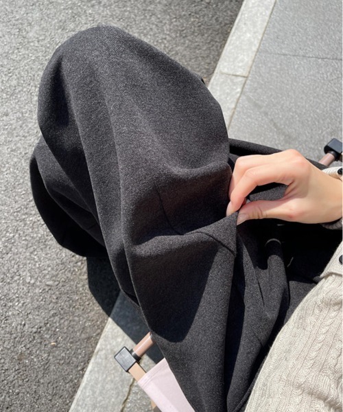 Bifrost(ビフレスト)の「ウールカシミヤ調生地ストレートパンツ(その他パンツ・レディース・グレー/ブラウン/ブラック・L/M/S)」の11枚目の写真
