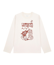 BLUEING（ブルーイング）の「BLUEING OCCULT CLUB LONG SLEEVE [CREAM]（Tシャツ/カットソー）」