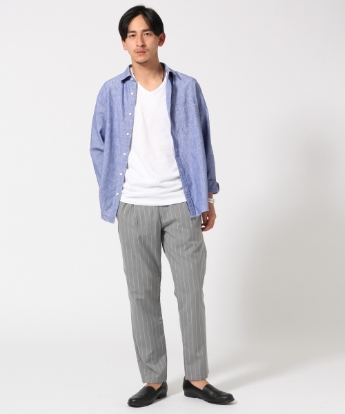 RAGEBLUE（レイジブルー）の「TW柄タックイージーパンツ/714758（その他パンツ・メンズ・グレー/ネイビー・SMALL/LARGE/MEDIUM）」の4枚目の写真