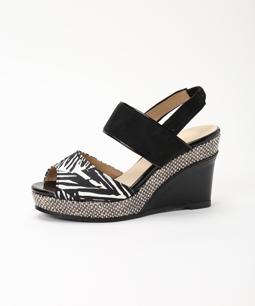 LE TALON（ルタロン）の「9CMハイショクダブルベルトウエッジ◆（サンダル・レディース・ベージュ/グレー/ブラック/イエロー・36.5/35.5/37.5/38）」の5枚目の写真