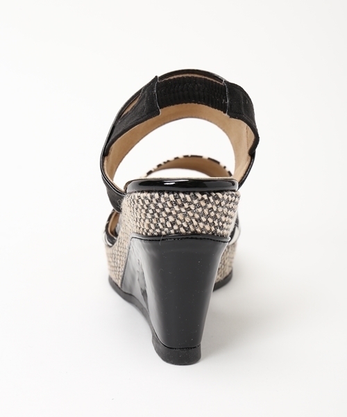 LE TALON（ルタロン）の「9CMハイショクダブルベルトウエッジ◆（サンダル・レディース・ベージュ/グレー/ブラック/イエロー・36.5/35.5/37.5/38）」の7枚目の写真