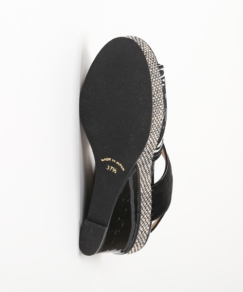 LE TALON（ルタロン）の「9CMハイショクダブルベルトウエッジ◆（サンダル・レディース・ベージュ/グレー/ブラック/イエロー・36.5/35.5/37.5/38）」の9枚目の写真