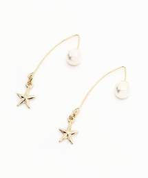 NANO universe | パールキャッチ星ピアス(ピアス（両耳用）)